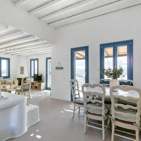 ヴィラ Elegant Mykonos Private Pool Atmos 3 Bedrooms Sea View Panormos *