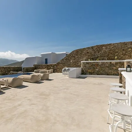 Elegant Mykonos Private Pool Atmos 3 Bedrooms Sea View Panormos Villa
