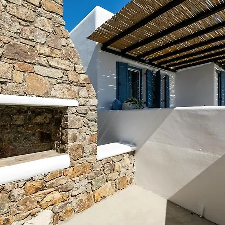 Elegant Mykonos Private Pool Atmos 3 Bedrooms Sea View Panormos *