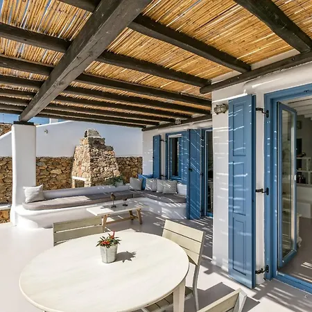 فيلة Elegant Mykonos Private Pool Atmos 3 Bedrooms Sea View Panormos