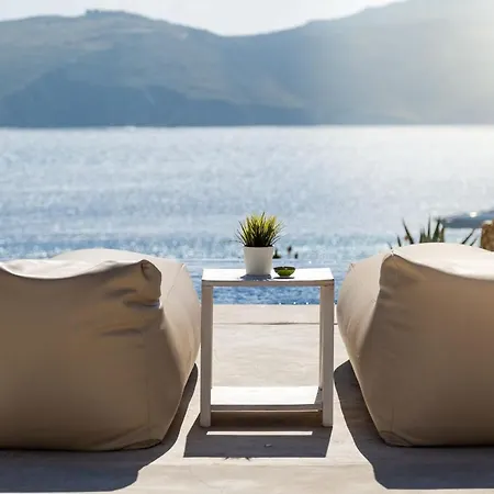 Elegant Mykonos Private Pool Atmos 3 Bedrooms Sea View Panormos فيلة