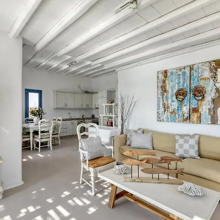 فيلة Elegant Mykonos Private Pool Atmos 3 Bedrooms Sea View Panormos