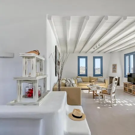 فيلة Elegant Mykonos Private Pool Atmos 3 Bedrooms Sea View Panormos بانورموس ميكونو